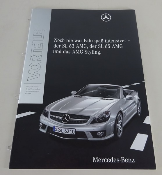 Vorteile Mercedes-Benz SL 63 AMG / SL 65 AMG Typ R230 Stand 01/2008