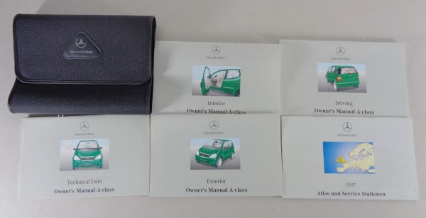 Bordmappe mit Betriebsanleitung Mercedes Benz A-Klasse W168 Stand 12/1997