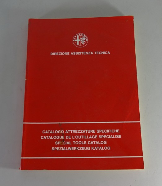 Spezialwerkzeug Katalog Alfa Romeo Giulia Alfetta Alfasud 2000 Montreal - 9/1977