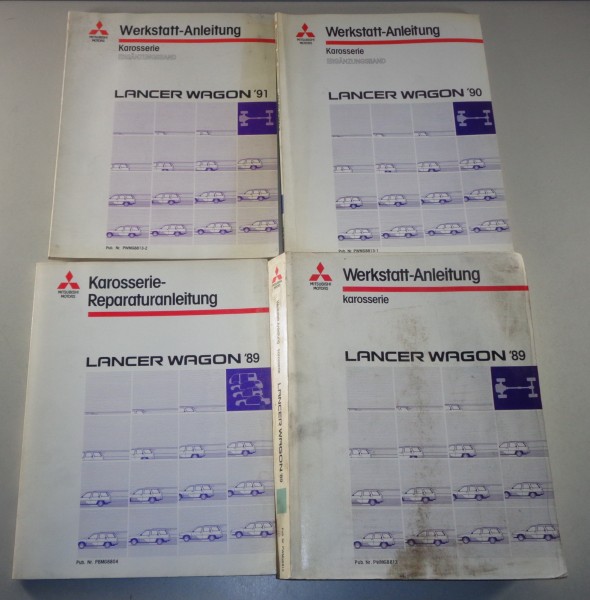 Werkstatthandbuch + Nachträge Mitsubishi Lancer Kombi C10 V / C30 V inkl. 4WD