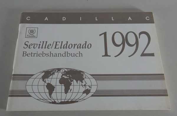 Betriebsanleitung / Handbuch Cadillac Seville / Eldorado von 1992 auf deutsch