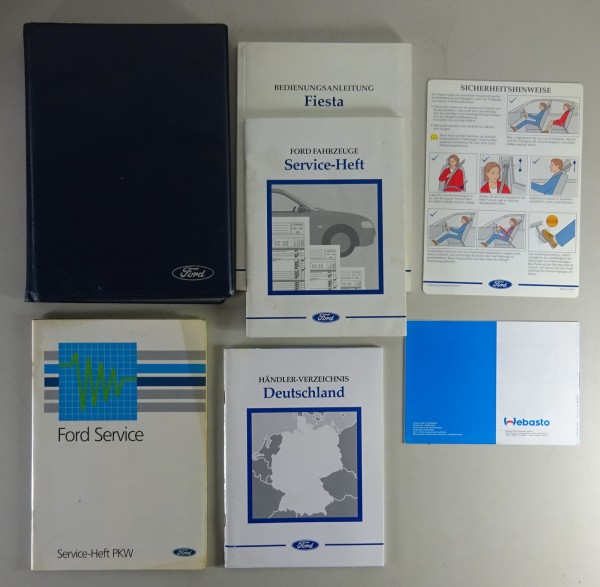 Bordmappe mit Betriebsanleitung / Handbuch Ford Fiesta ´96 Stand 03/1997