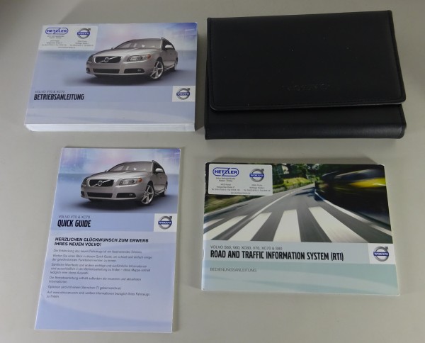 Bordmappe + Betriebsanleitung / Handbuch Volvo V70 / XC70 Stand 2010