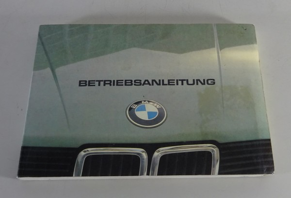 Betriebsanleitung BMW 5er E28 518i 520i 525i 525e 528i 524td Stand 03/1983