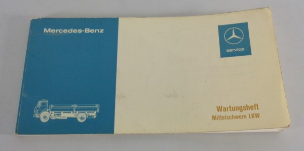 Scheckheft / Wartungsheft Mercedes Benz Mittelschwere LKW 1013 1213....von 1975