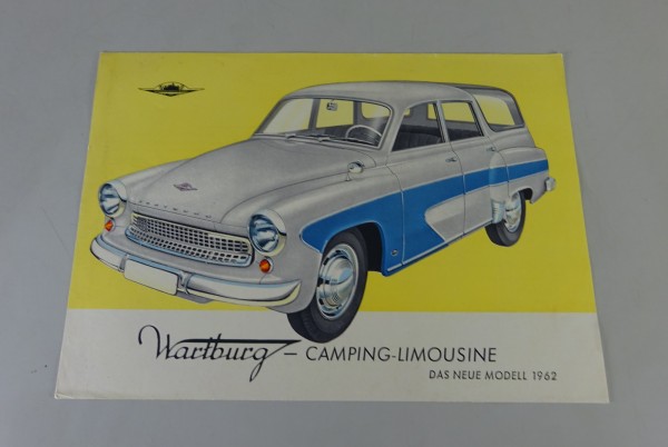 Prospektblatt / Broschüre Wartung 311/5 Camping-Limousine Stand 1962