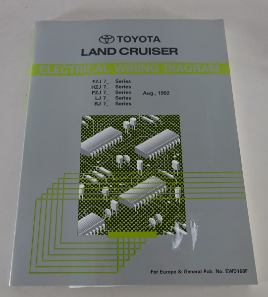 Werkstatthandbuch Workshop Manual Electric Elektrik Toyota Land Cruiser 08/1992