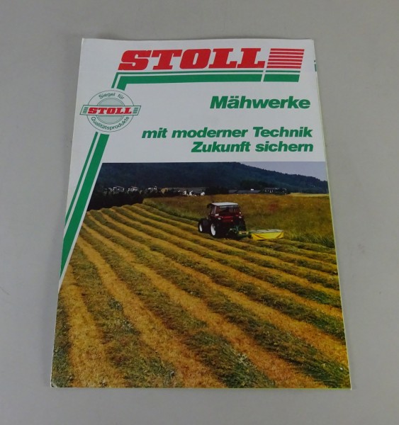 Prospekt / Broschüre Stoll Mähwerke M 170 T - M 275 TS Stand 11/1995