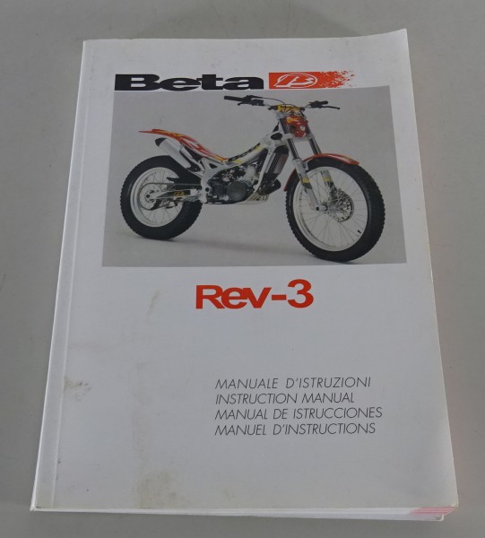 Owner´s Manual / Manual de istrucciones Beta Trial Motorrad Rev-3 Stand 02/1992