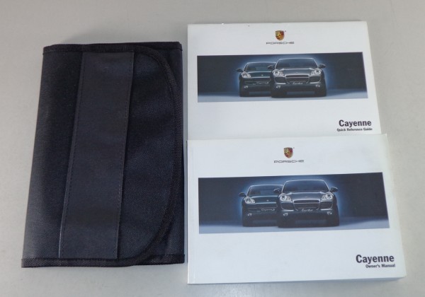 Owner's Manual / Handbook and wallet Porsche Cayenne 9PA Stand 02/2005