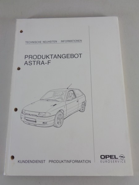 Fahrzeugvorstellung / Technische Neuheiten Opel Astra F Stand 09/1991