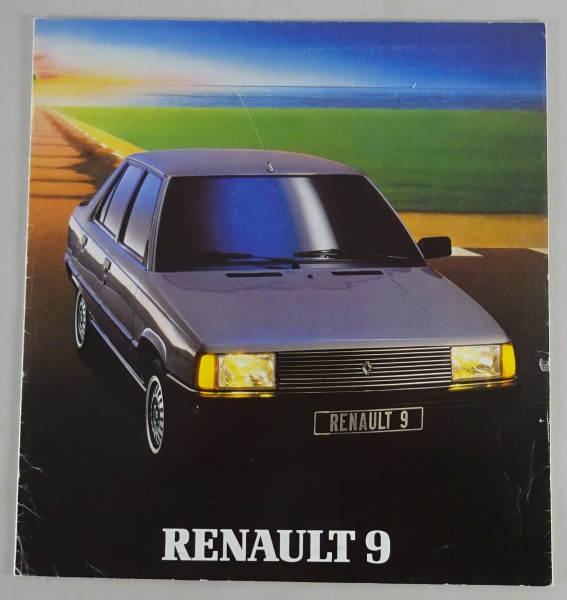 Prospekt / Broschüre Renault R9 TSE Stand 1981