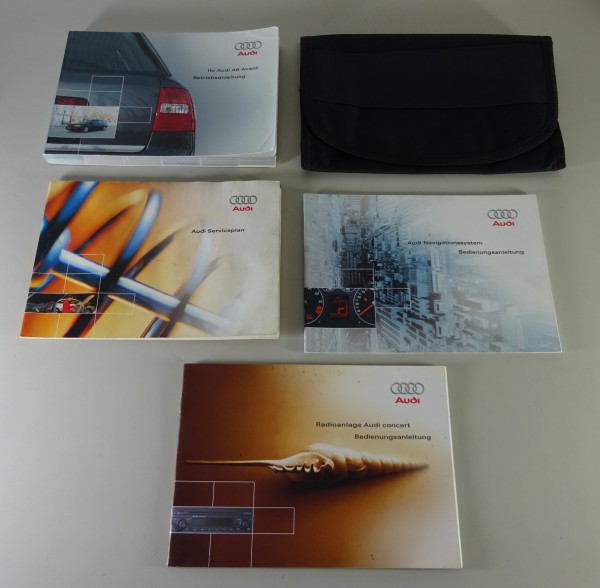 Bordmappe + Betriebsanleitung / Handbuch Audi A6 Avant Typ C5 Stand 07/2002