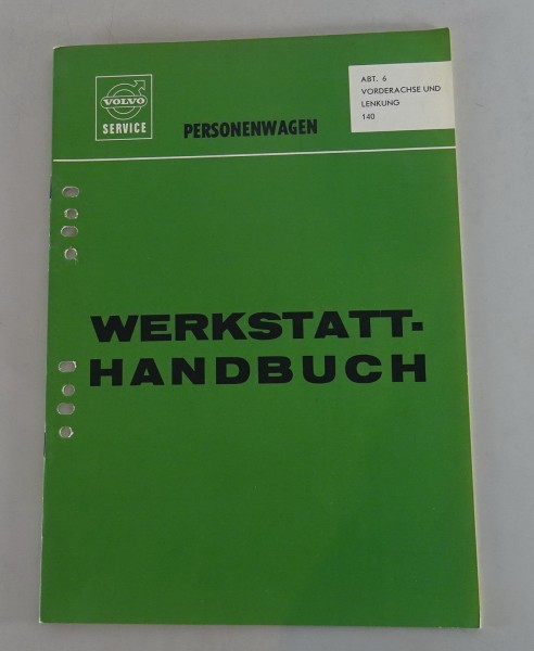 Werkstatthandbuch Volvo 140 Vorderachse / Lenkung von 03/1970