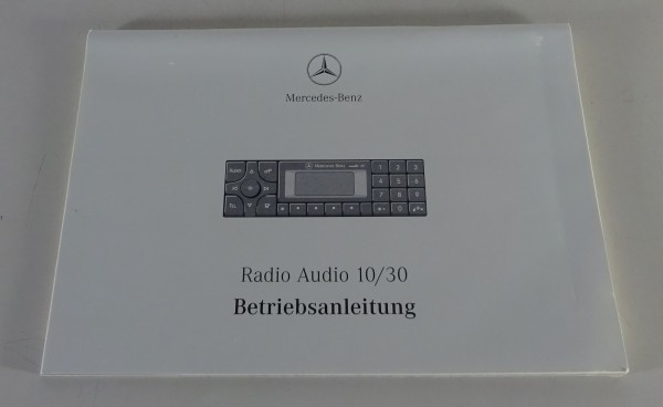 Betriebsanleitung / Handbuch Mercedes-Benz Radio Audio 10/30 Stand 04/1999
