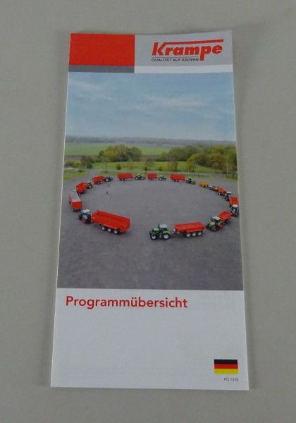 Prospekt / Broschüre Krampe Programmübersicht Stand 06/2013