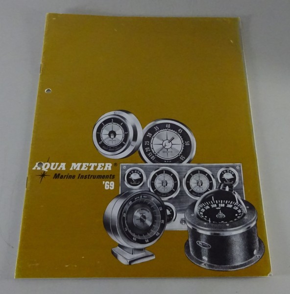Prospect / Broschüre Aqua Meter Marine Instruments Corporation from 1969