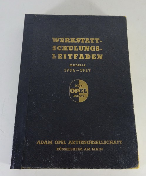 Werkstatthandbuch Opel P4, Kadett / Olympia / 6 / Blitz / Cabrio Bj. 1934 - 1937