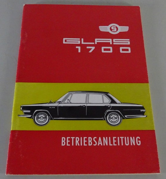 Betriebsanleitung / Handbuch | Glas 1700 / 1700 TS | Stand 10/1964