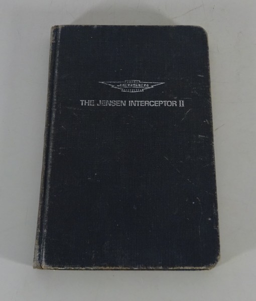 Owner´s Manual / Handbook Jensen Interceptor MK.II Baujahr 1969 - 1971