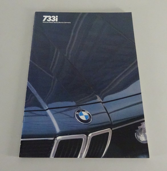 Prospectus / Brochure BMW 7 Series E23 733i US-Model from 02/1982