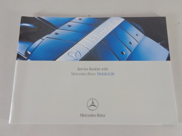 Scheckheft Mercedes Benz R171 SLK 200 Kompressor / 350 auf Englisch von 05/2003