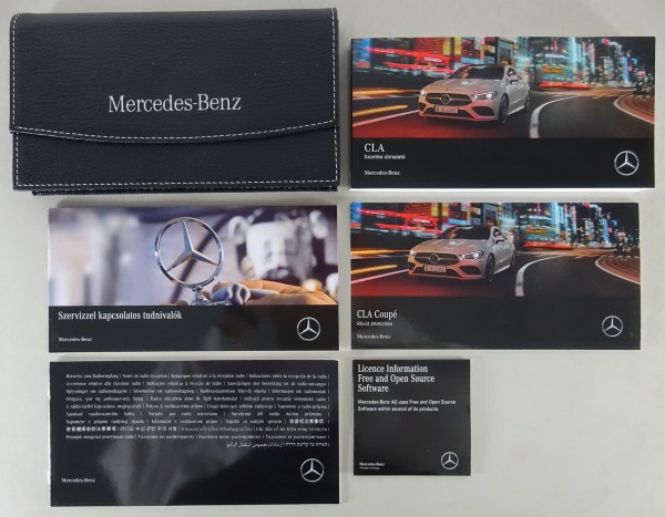 Fedélzeti mappa + kezelési útmutató Mercedes Benz CLA | C 118 10/2020 -tol