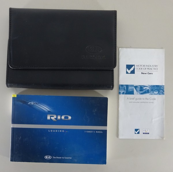 Owner's Manual / handbook + Wallet Kia Rio from 2012