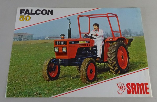 Prospektblatt / Datenblatt Same Falcon 50 Schlepper Stand 10/1982