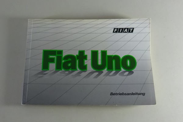 Betriebsanleitung / Handbuch Fiat Uno 2, incl. Turbo i.e. Stand 12/1991