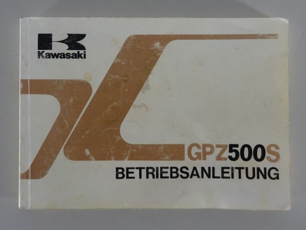 Betriebsanleitung / Handbuch Kawasaki GPZ 500 S / EX 500 - E1 / F1 Stand 10/1993