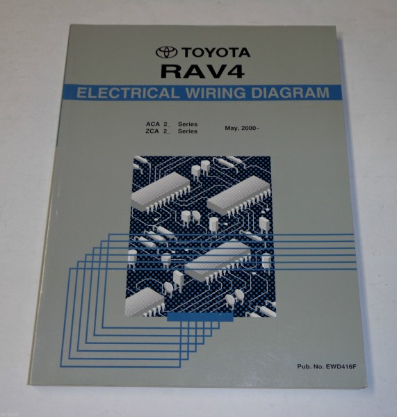 Workshop Manual Electric / Werkstatthandbuch Elektrik Toyota RAV4 / RAV 4, 2000