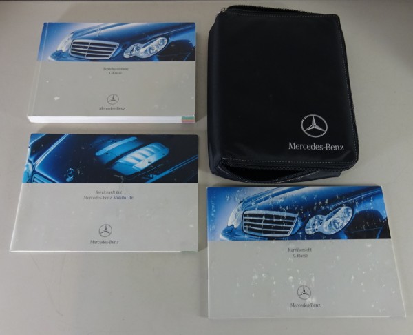 Bordmappe + Betriebsanleitung Mercedes-Benz C-Klasse W203 C180 .. Stand 06/2004