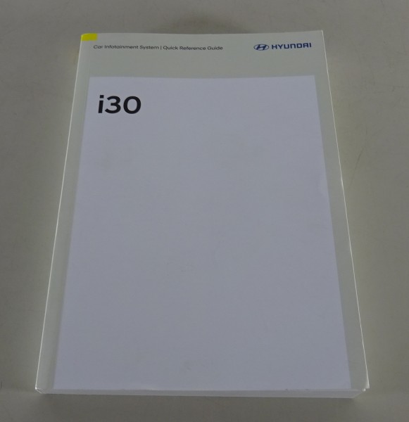 Betriebsanleitung / Handbuch Hyundai i30 Car Infotainment Stand 2020