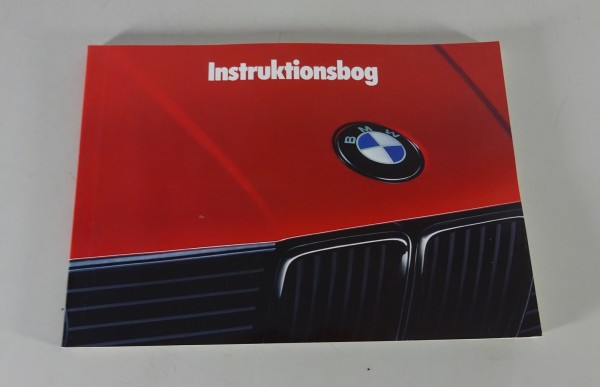 Instruktionsbok BMW 3 Serie E30 316i / 318i/is / 320i / 325i/ix / 324d/td '1989