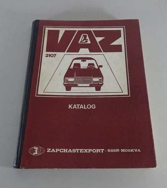 Teilekatalog / Ersatzteilliste Lada 1300 / 1500 / 1600 VAZ 2107 Stand 1987
