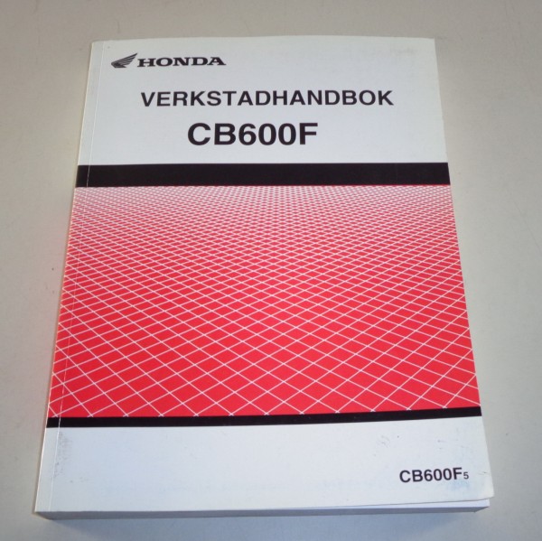 Verkstadhandbok Honda CB 600 F av 2005