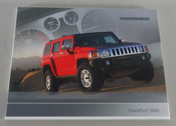 Presseinformation auf CD der IAA 2005 mit Hummer H-2 / H-3