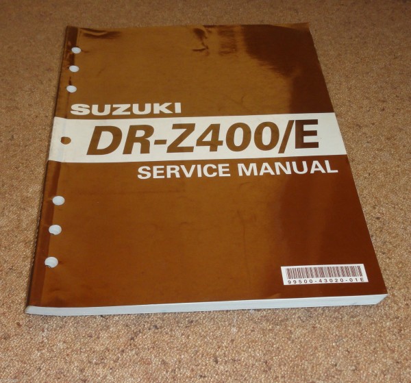 Werkstatthandbuch Suzuki DR - Z 400 / E Stand 12/1999