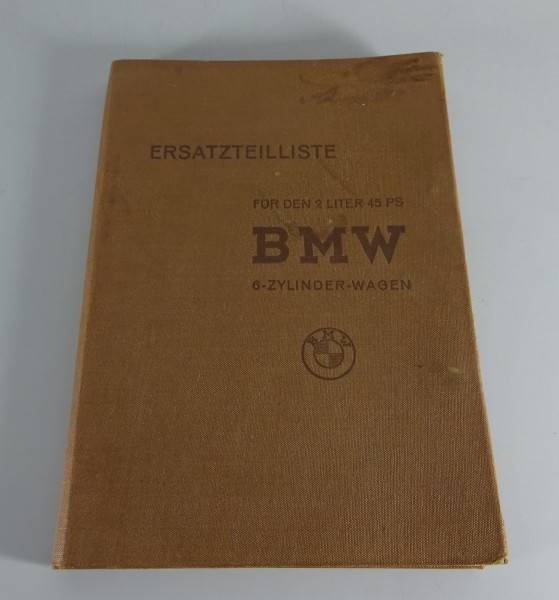 Teilekatalog / Ersatzteilliste BMW 321 - 2 Ltr. - 45 PS - 6 Zylinder von 07/1941
