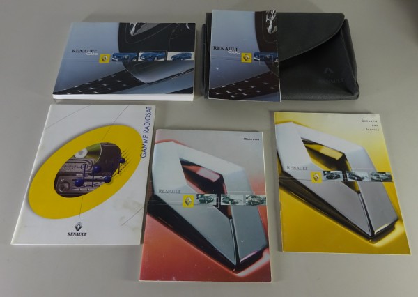 Bordmappe mit Betriebsanleitung / Handbuch Renault Clio II Stand 12/2002