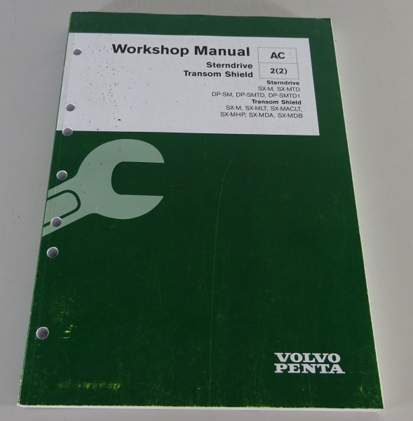 Werkstatthandbuch Volvo Penta Sterndrive / Transom Shield Englisch Stand 07/2003