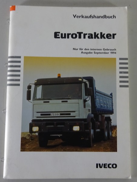 Verkaufshandbuch / Verkäuferhandbuch Iveco EuroTrakker Stand 09/1994