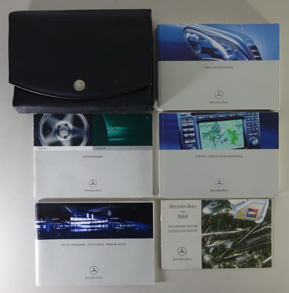 Bordmappe + Betriebsanleitung Mercedes-Benz S-Klasse W220 + AMG Stand 11/2002