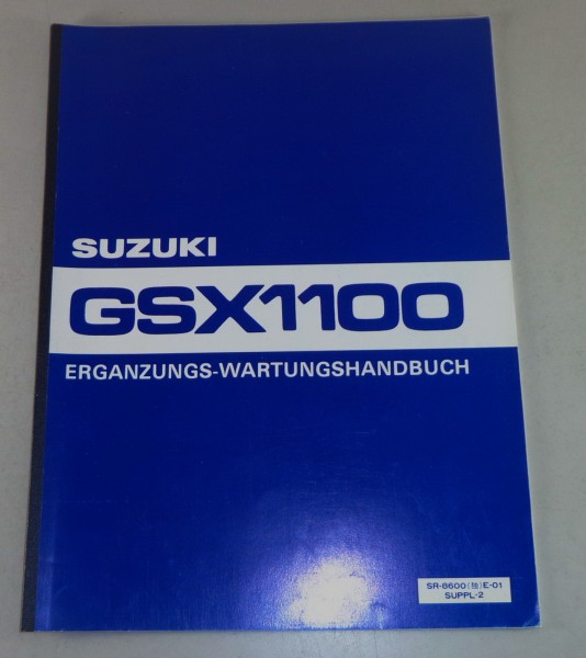 Werkstatthandbuch Nachtrag Suzuki Motorrad GSX 1100 Stand 03/1981