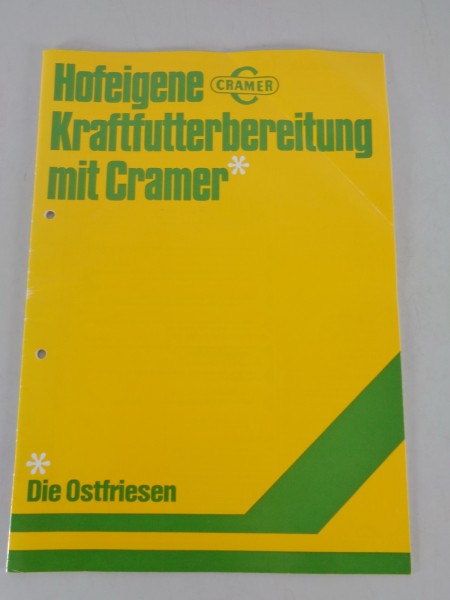 Prospekt / Broschüre Cramer „Hofeigene Kraftfutterbereitung mit Cramer"