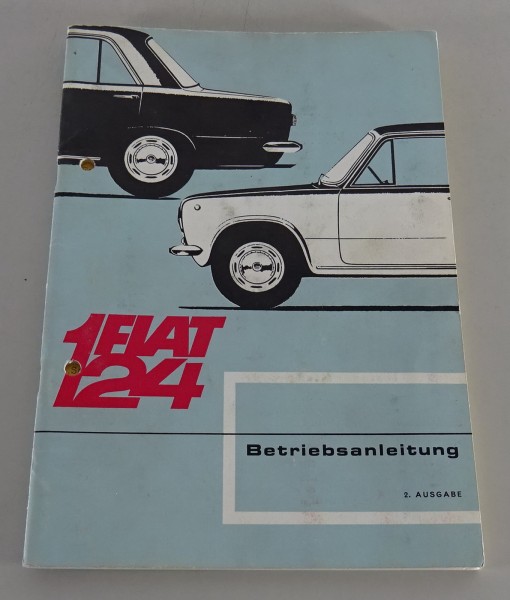 Betriebsanleitung / Handbuch Fiat 124 Ausgabe 09/1966