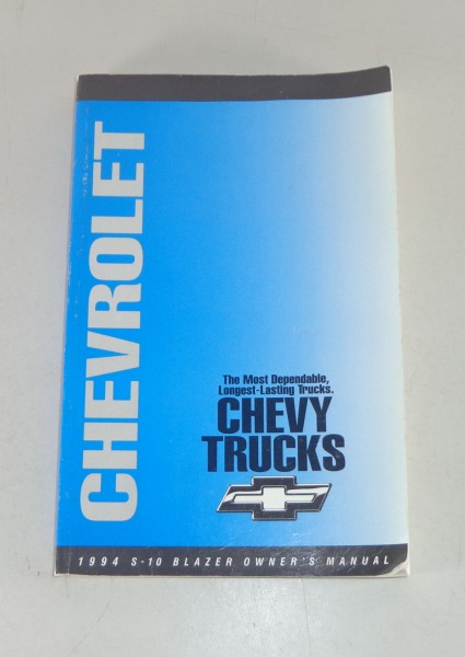 Owner's Manual / Betriebsanleitung Chevrolet Blazer von 1994