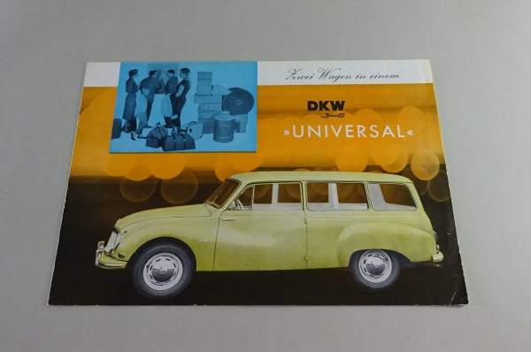 Faltprospekt / Prospekt DKW 3=6 "Universal"