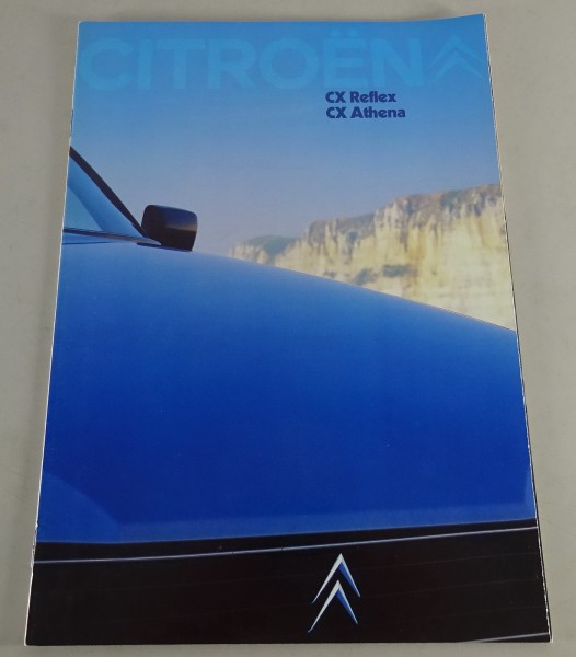 Prospekt / Broschüre Citroen CX Reflex / CX Athéna Stand 08/1979